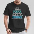 Ich Bin Stolzer Papa Eines Wahnsinnig Fantastischen Son T-Shirt Lustige Geschenke