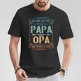 Ich Habe Zwei Titel Papa Und OpaIdea Grandpa T-Shirt Lustige Geschenke