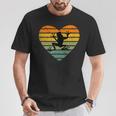 Ich Liebe Frösch Retro Heart Tree Frog Fan Toad T-Shirt Lustige Geschenke