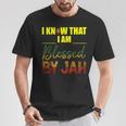 Ich Weiß Ich Bin Gesegneton Jah Rasta T-Shirt Lustige Geschenke