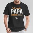 Ich Werde Papa 2024 Surprise Du Wirst Papa 2024 T-Shirt Lustige Geschenke