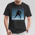 I'd Rather Be Playing Hockey Ice Hockey Quote Graphic T-Shirt Unique Gifts
