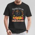 I'm Thankful For My Black Labrador Dog Lover Pumpkin Fall T-Shirt Unique Gifts