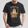 I'm Thankful For My Labrador Retriever Dog Lover Pumpkin T-Shirt Unique Gifts