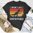 Now I'm Unstoppable Vintage T-Rex Dinosaur T-Shirt Unique Gifts