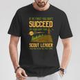 Intenta Hacer Lo Que Tu Líder Scout Te Dijo Scout Camiseta unisex Regalos divertidos