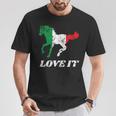 Italian Horse Riding Horseback Rider Equestrian Pony Hooves T-Shirt Unique Gifts