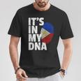 It's In My Dna Filipino Philippines Flag National Pride T-Shirt Unique Gifts