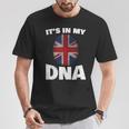 It's My Dna Uk Union Jack United Kingdom England T-Shirt Unique Gifts