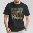 Jahrgang 1964 Geburtstag Geschenk Genial Seit Mai 60 T-Shirt Lustige Geschenke