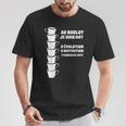 Je Peux Pas Je Suis En Pause Café Idee Cadeau Travail Humour T-Shirt Cadeaux drôles