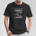 Je Suis Un Mec Simple-Camping T-Shirt Cadeaux drôles