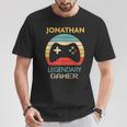 Jonathan Name Personalised Legendary Gamer T-Shirt Funny Gifts