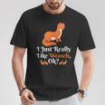 I Just Really Like Weasel Ok Weasel Lover T-Shirt Unique Gifts