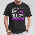 I Just Want To Do Goat Yoga And Forget My Adult Problems T-Shirt Unique Gifts