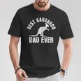 Kangaroo Dad Fathers Day Australia T-Shirt Unique Gifts