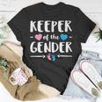 Keeper Of Gender Reveal Gender Reveal Announcement T-Shirt Unique Gifts