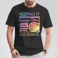 Keeping It Old School Retro 80S 90S Boombox Music T-Shirt Unique Gifts