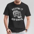 Keeping It Old School Vintage Boombox 80S Hip Hop Graffiti T-Shirt Unique Gifts