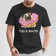 Kids Pugs & Donuts Pug Lover Candy Fan Girl T-Shirt Unique Gifts
