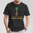 Kingdom Of Saudi Arabia Ksa Emblem And Arabic Writing Cool T-Shirt Unique Gifts