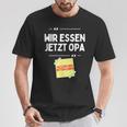 Komm Wir Essen Opa Punctuation Mark Comma Sayings T-Shirt Lustige Geschenke