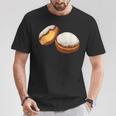 Krapfen Faschingskrapfen Berlin Pancakes T-Shirt Lustige Geschenke