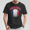 La Bandera Y Los Colores De Francia Para Los Aficionados Al Fútbol Y Al Fútbol Camiseta unisex Regalos divertidos