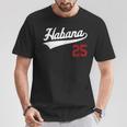 La Habana Camiseta Beisbol Havana Cuba Baseball Jersey 25 T-Shirt Unique Gifts