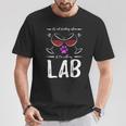 Lab Mom Wine T-Shirt Unique Gifts