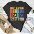 Last Day Of 2023 123123 Happy New Year 123123 New Year Eve T-Shirt Unique Gifts