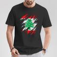 Lebanese Flag S T-Shirt Lustige Geschenke