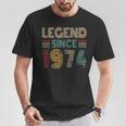 Legend Since 1974 Vintage 50 Years Old 50Th Birthday T-Shirt Unique Gifts