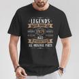 Legends Born In 1979 45Th Birthday 45 Years Old Bday Men T-Shirt Unique Gifts