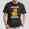 Leone Ich Bin Ein Großer Bruder Iventerò Fratello Maggiore T-Shirt Lustige Geschenke