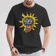 Leopard Tongue Total Solar Eclipse April 8 2024 Totality T-Shirt Personalized Gifts