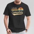 Level 1 Complete Vintage 1St Wedding Anniversary T-Shirt Unique Gifts
