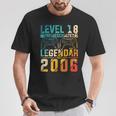 Level 18 Freigeschaltet Legedär Seit 2006 Gaming Motif T-Shirt Lustige Geschenke