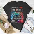 Level 18 Unlocked Awesome Since 2006 18Th Birthday Gaming T-Shirt Unique Gifts