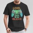 Level 20 Unlocked 20Th Birthday Gamer 20 Year Old Male T-Shirt Funny Gifts