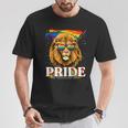 Lgbt Lion Gay Pride Lgbtq Rainbow Flag Sunglasses T-Shirt Unique Gifts