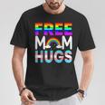 Lgbtq Free Mom Hugs Gay Pride Lgbt Rainbow Women T-Shirt Personalized Gifts