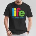 Life On Life's Terms Aa Na Sobriety Recovery T-Shirt Unique Gifts