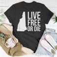 Live Free Or Die Nh Motto New Hampshire Map T-Shirt Unique Gifts