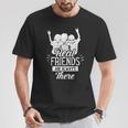 Los Amigos Reales Siempre Están Allí Amigo Amigo Amistad Camiseta unisex Regalos divertidos