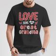 I Love Being Called Great Grandma Ladybug Valentines Day T-Shirt Unique Gifts