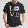 I Love Cuba Bandera Cubana Souvenir Love Camiseta unisex Regalos divertidos