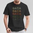 Love Heart Gaza Grunge Vintage Style Black Gaza T-Shirt Unique Gifts