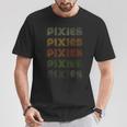 Love Heart Pixies Grunge Vintage Style Black Pixies T-Shirt Personalized Gifts
