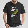 Love Hurts Senegal Parrot Biting Finger T-Shirt Unique Gifts